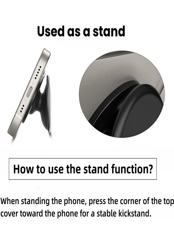 حامل هاتف قابل للتمديد والطي، للهواتف المحمولة والأجهزة اللوحية وملحقات الهواتف، أبيض - Image 3